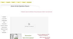 Desktop Screenshot of donquintinosicuro.com